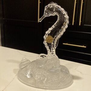 Vintage Crystal Seahorse